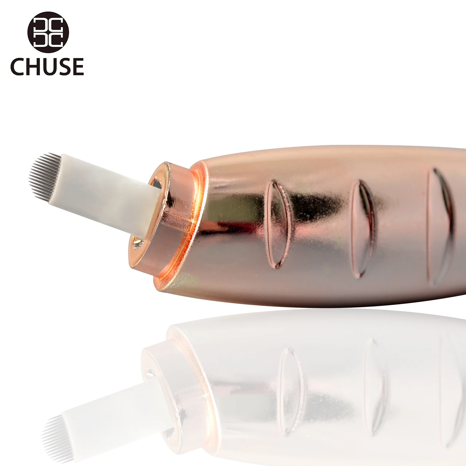 Chuse M66 Manual Disposable Microblading Pen With Needle for Eyebrow Tattoo Permanent Makeup 7/12/16 Sloped/Curved Blades
