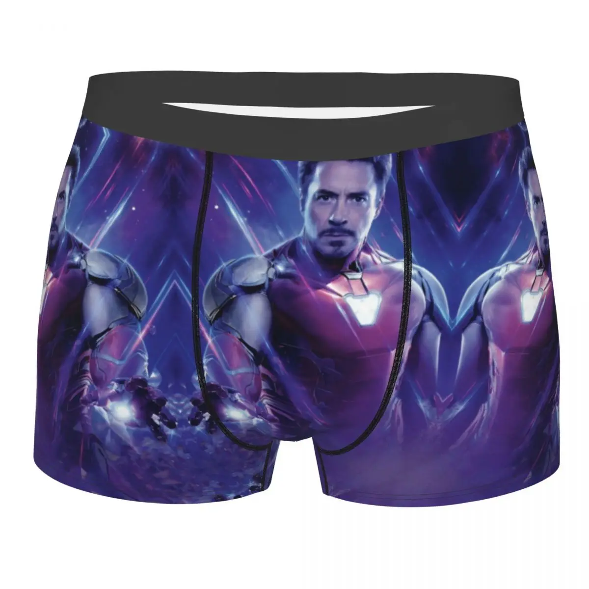 Marvel Animation Iron Man Iron Man Underpants Breathbale Panties Male Underwear Ventilate Shorts Boxer Briefs