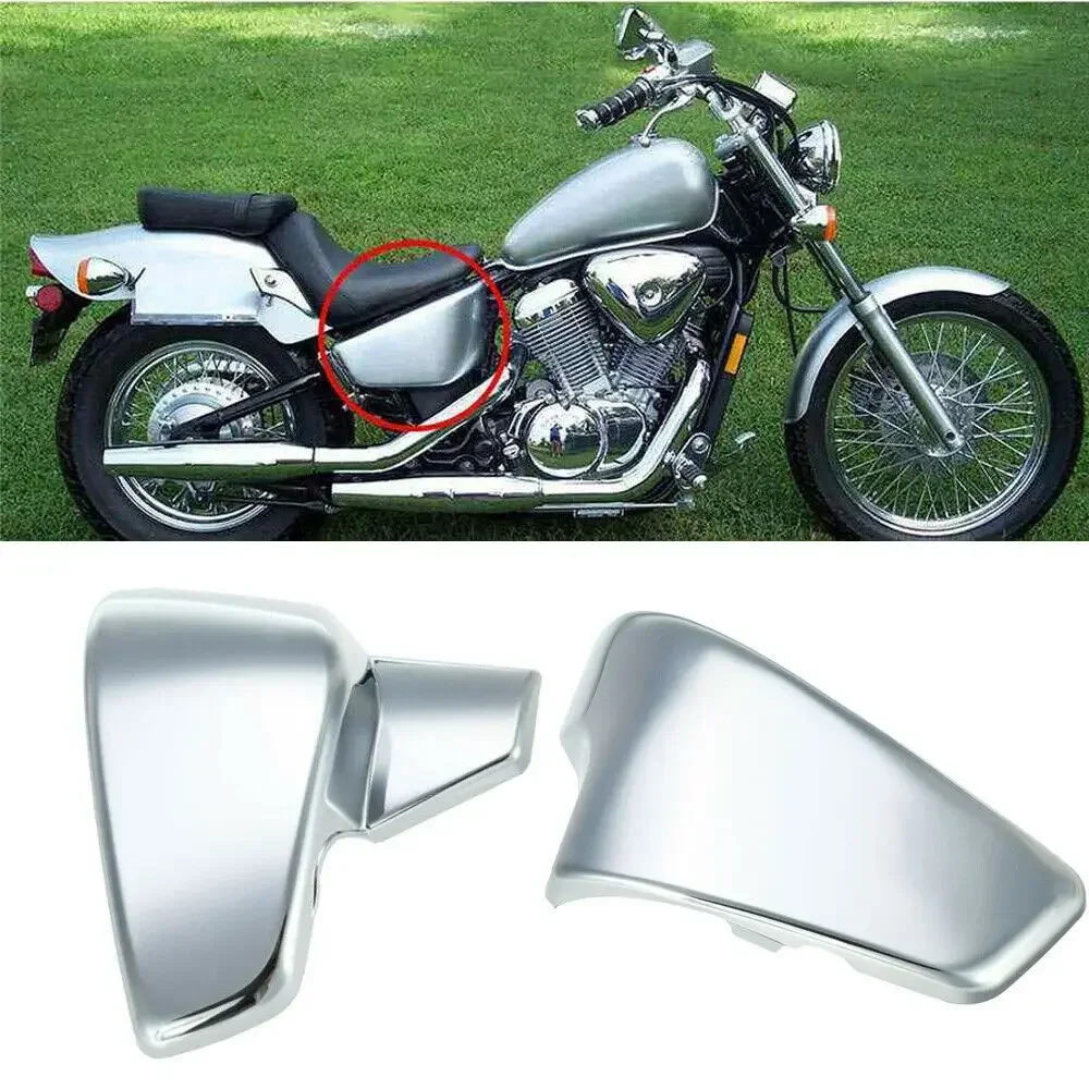 Motorcycle Battery Side Cover For Honda VLX 600 1999-2008 VT 600 C CD Shadow VLX Deluxe STEED400 1999 2000 2001 2002 2003-2007