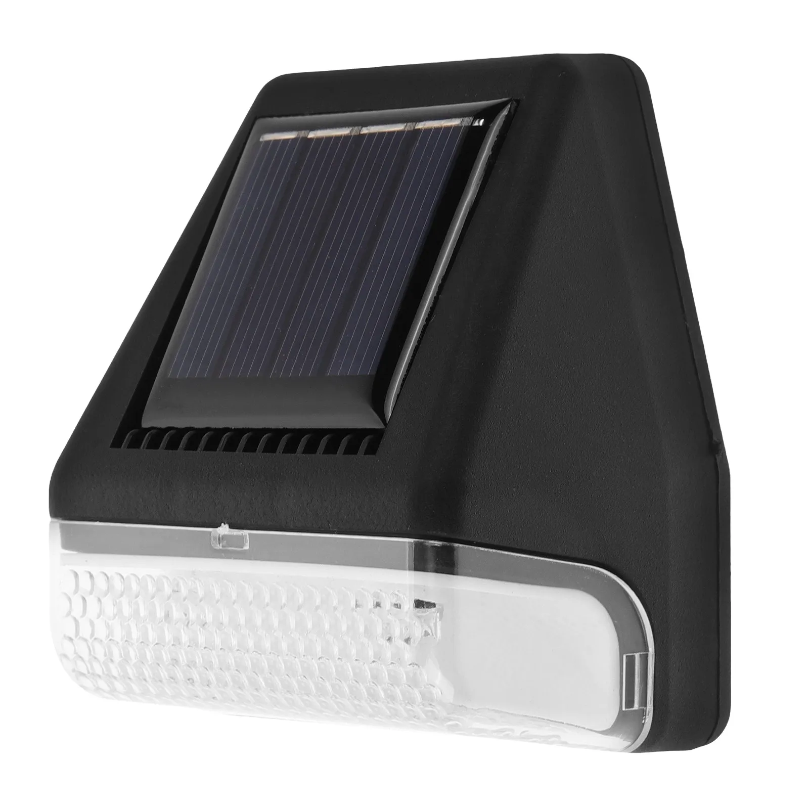 Solar LED Wall Lamp IP65 Waterproof Outdoor Garden Light for Fence Porch Pathway – Warm White, Solar Powered