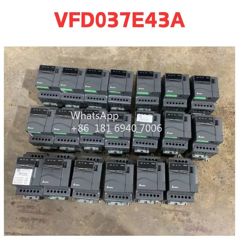 

second-hand inverter VFD037E43A Test passed Fast Shipping
