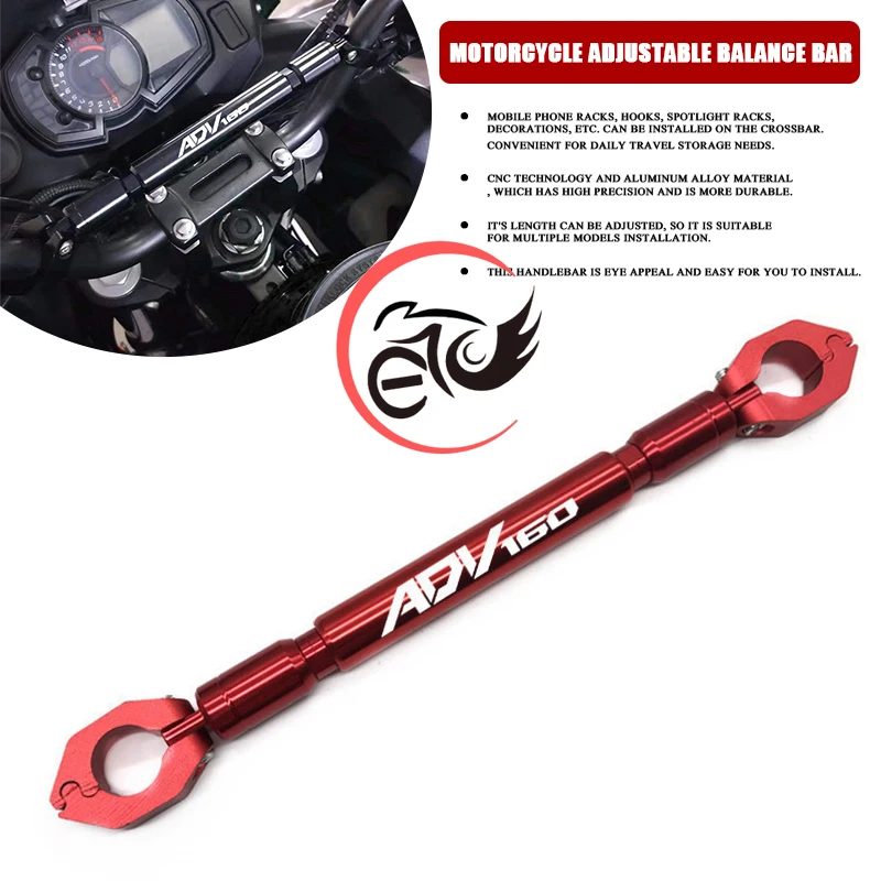 

Palancas cruzadas manillar motocicleta, accesorio equilibrio para HONDA ADV160, ADV 2022, 2023, GPS, soporte para teléfono