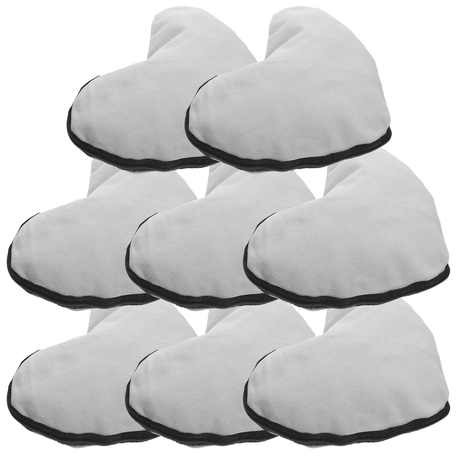 

8Pcs Blank DIY Heart Shaped Makeup Bag Sublimation Pencil Pouch Canvas Holder for Travel Toiletry Storage Container