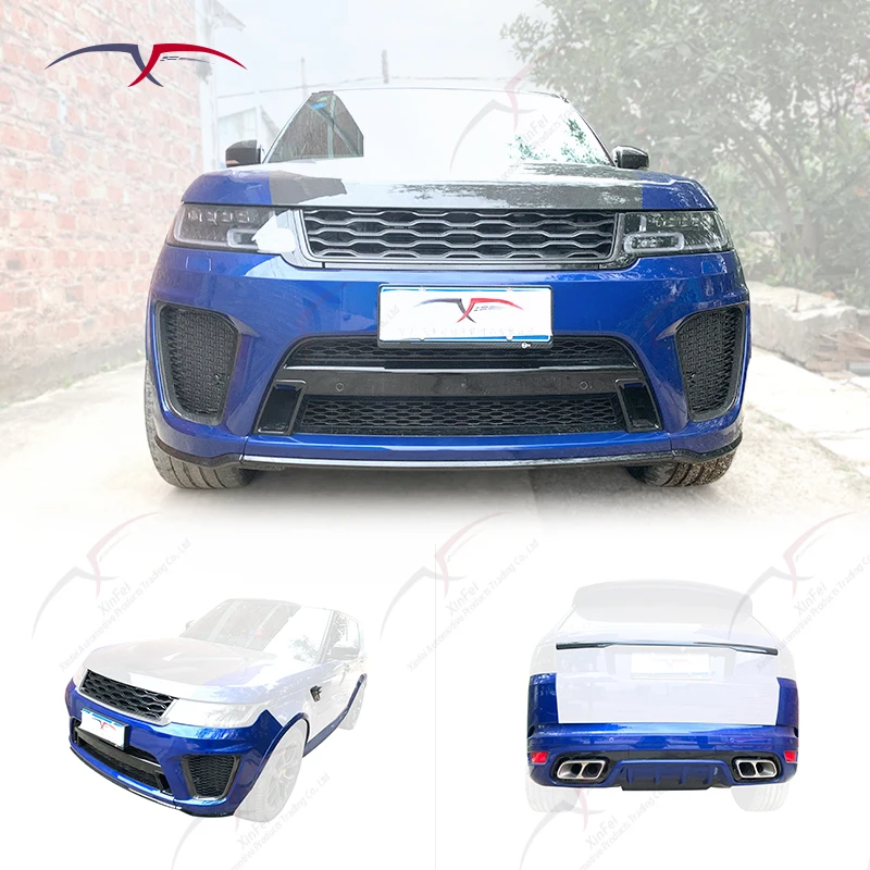 Suitable for Range Rover Sport SVR front bumper assembly carbon fiber decoration car modification exterior accessories