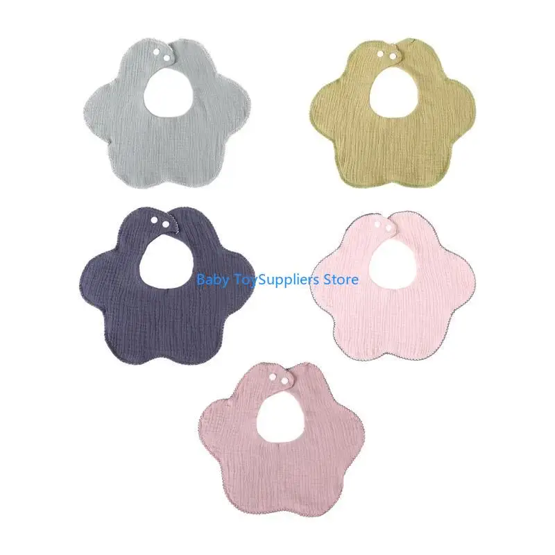 

R1WF Versatile Drool Bibs Soft & Absorbent Baby Bibs Perfect for Feeding & Chewing