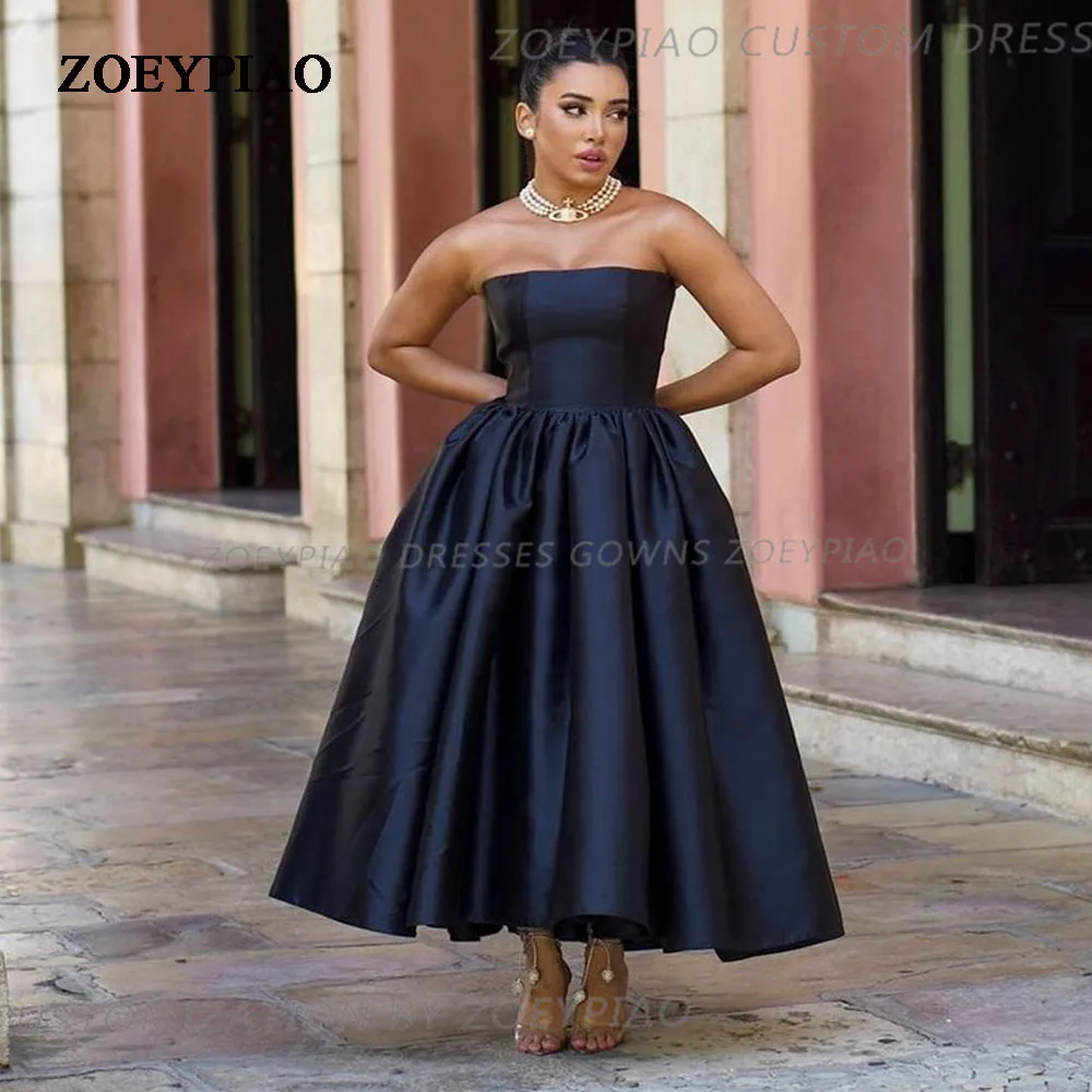 

Elegant Short Evening Dress For Women New 2024 Engagement Dresses Black Long Skirt for Gala Party Formal Occasions