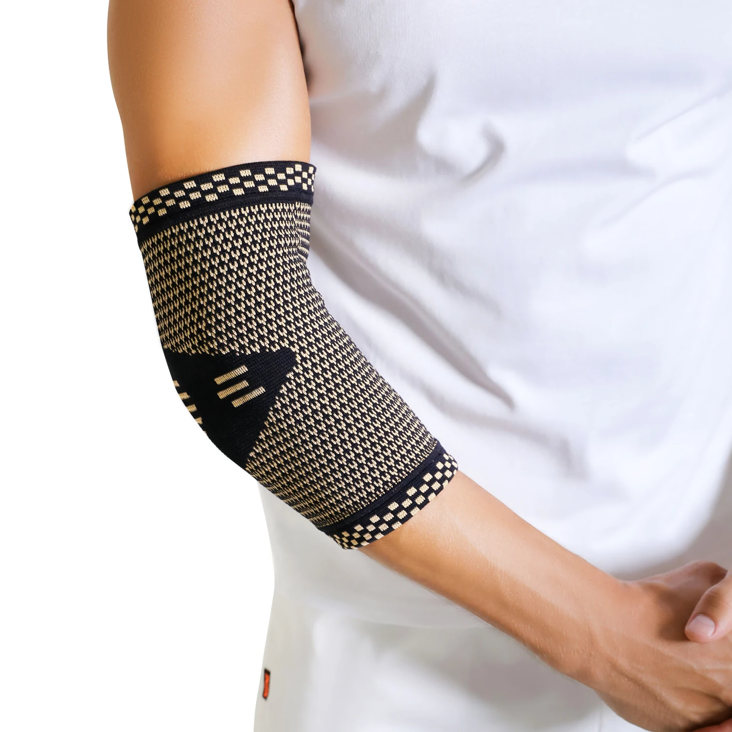 1Pcs Fitness Elbow Brace Compression Support Sleeve for Tendonitis, Tennis Elbow, Golf Treatment - Reduce Joint Pain