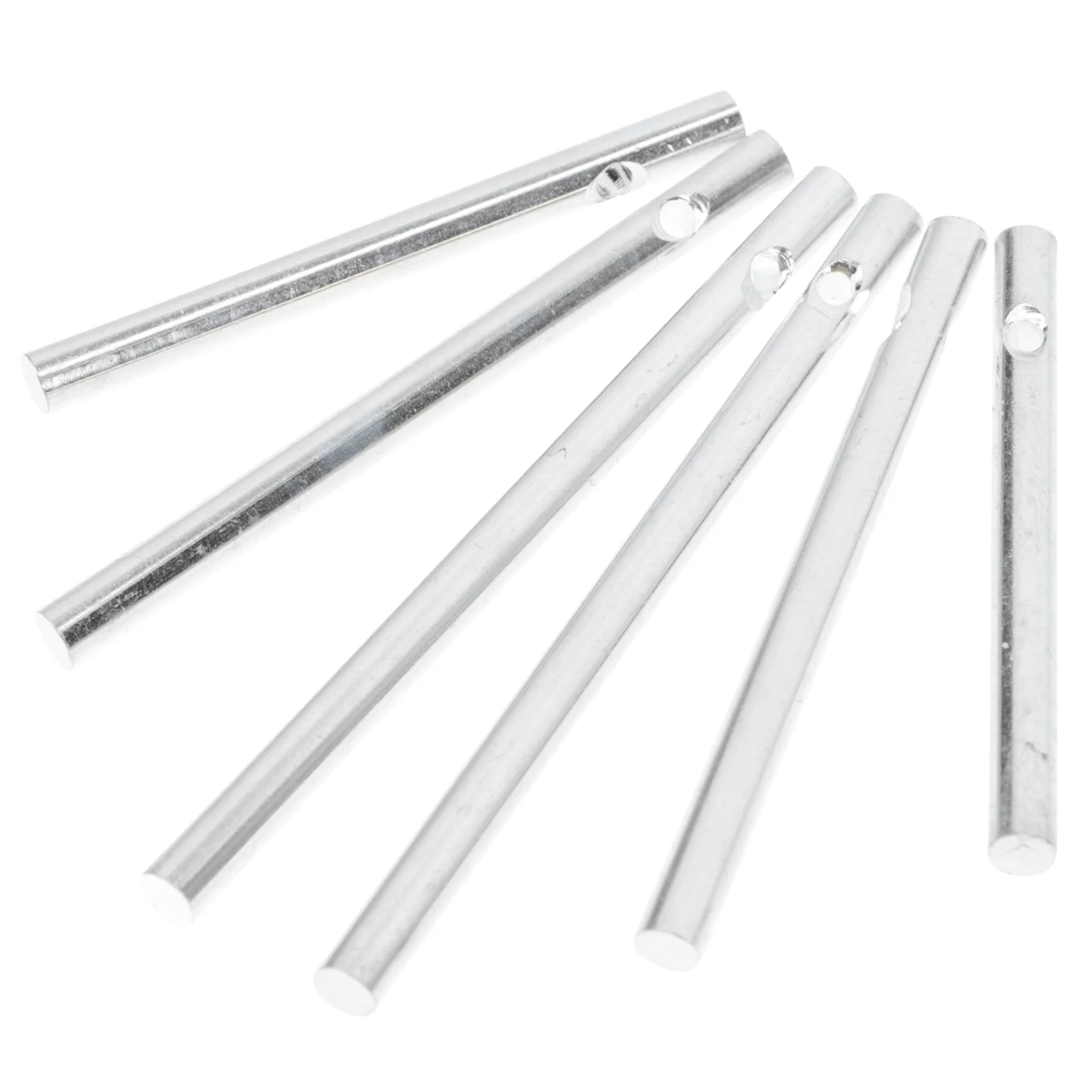 

15 Pcs Aluminum Wind Chime Tubes Silver Outdoor Metal DIY Pipes Garden Decoration Practical Durability Relaxing