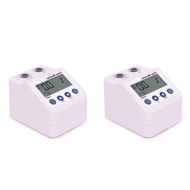 ABRG-2X FLM-3 Water Purifier Flow-Meter Flow-Sensor Monitor Digital Display Water Filter Alarm Power Save Function
