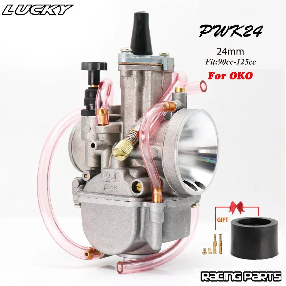 PWK 21 24 26 28 30 32 34mm Met Power Jet Carburateur Voor OKO 2T 4T motorfiets Carb Voor Crossmotor Pit Bike Scooter ATV Quad UTV