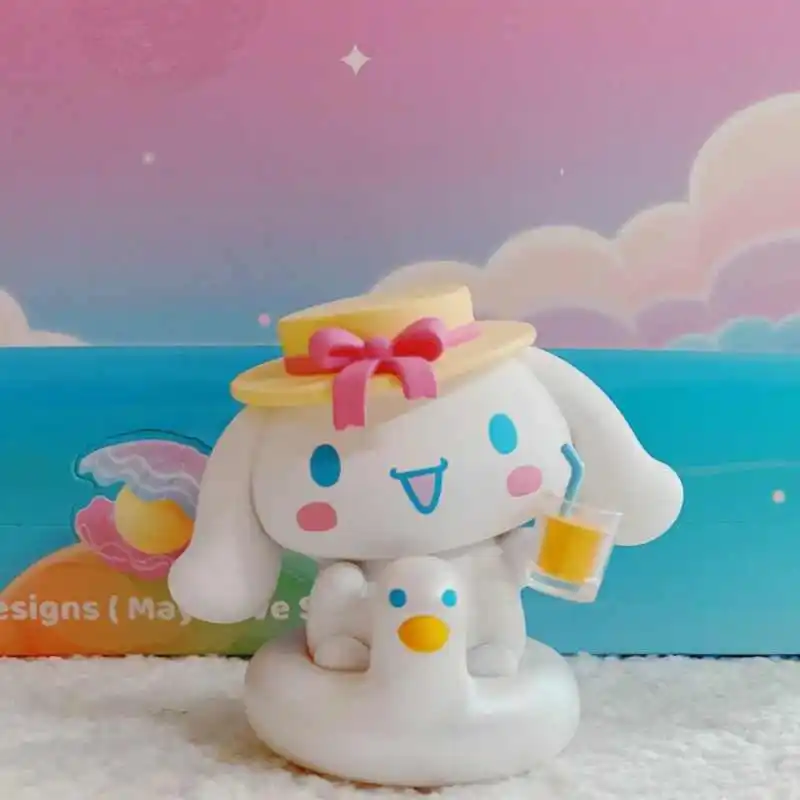 Sanrio Blind Box Hallo Kitty Cinna moroll kleine Insel Serie Kawaii Anime Spielzeug Modell Puppe Sammlung Mystery Box Geschenk Spielzeug