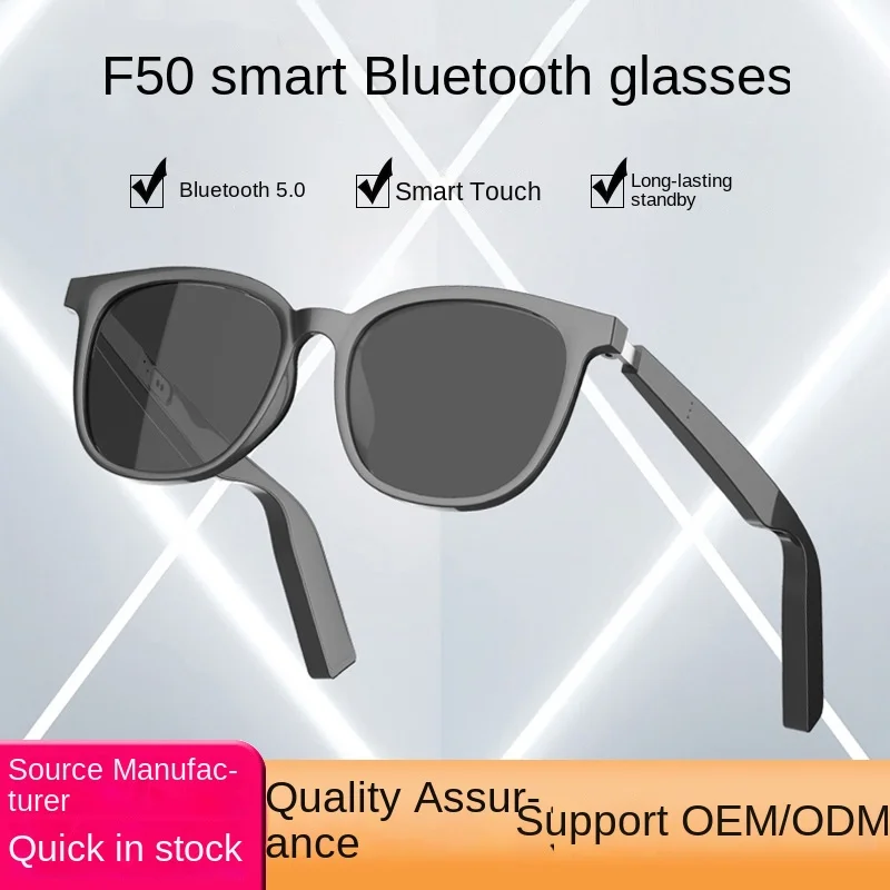 Lunettes intelligentes Bluetooth F50, écouteurs sans fil, lunettes de soleil, lunettes de protection UV