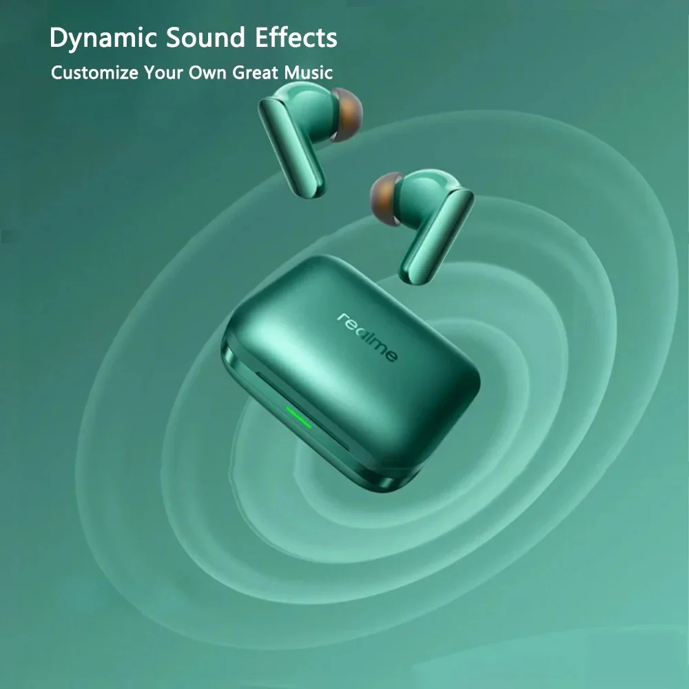 Global Version realme Buds Air 7 Pro 53dB Active Noise Cancelling True Wireless Earphone 48Hour Battery Bluetooth 5.4 Headphone