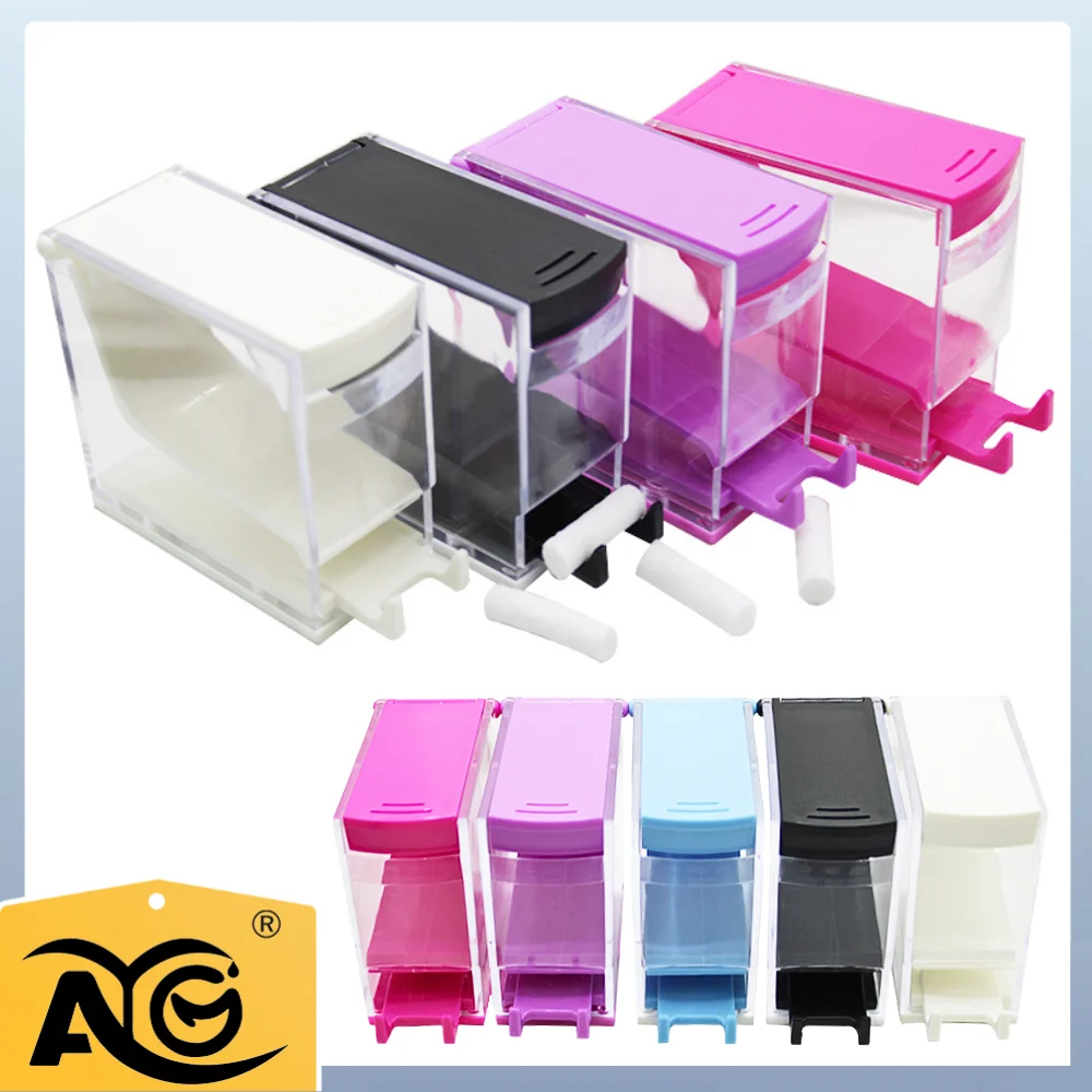 AG Dental Cotton Roll Dispenser Holder Press Type Box Holder Dental Swab Storage Box Dentistry Organizer Accessories Lab Supplie