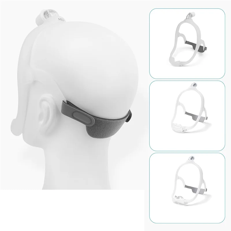 Para Dreamwear compatível com 3 pacotes de arnês CPAP de substituição com braço, alça de cabeça macia ajustável