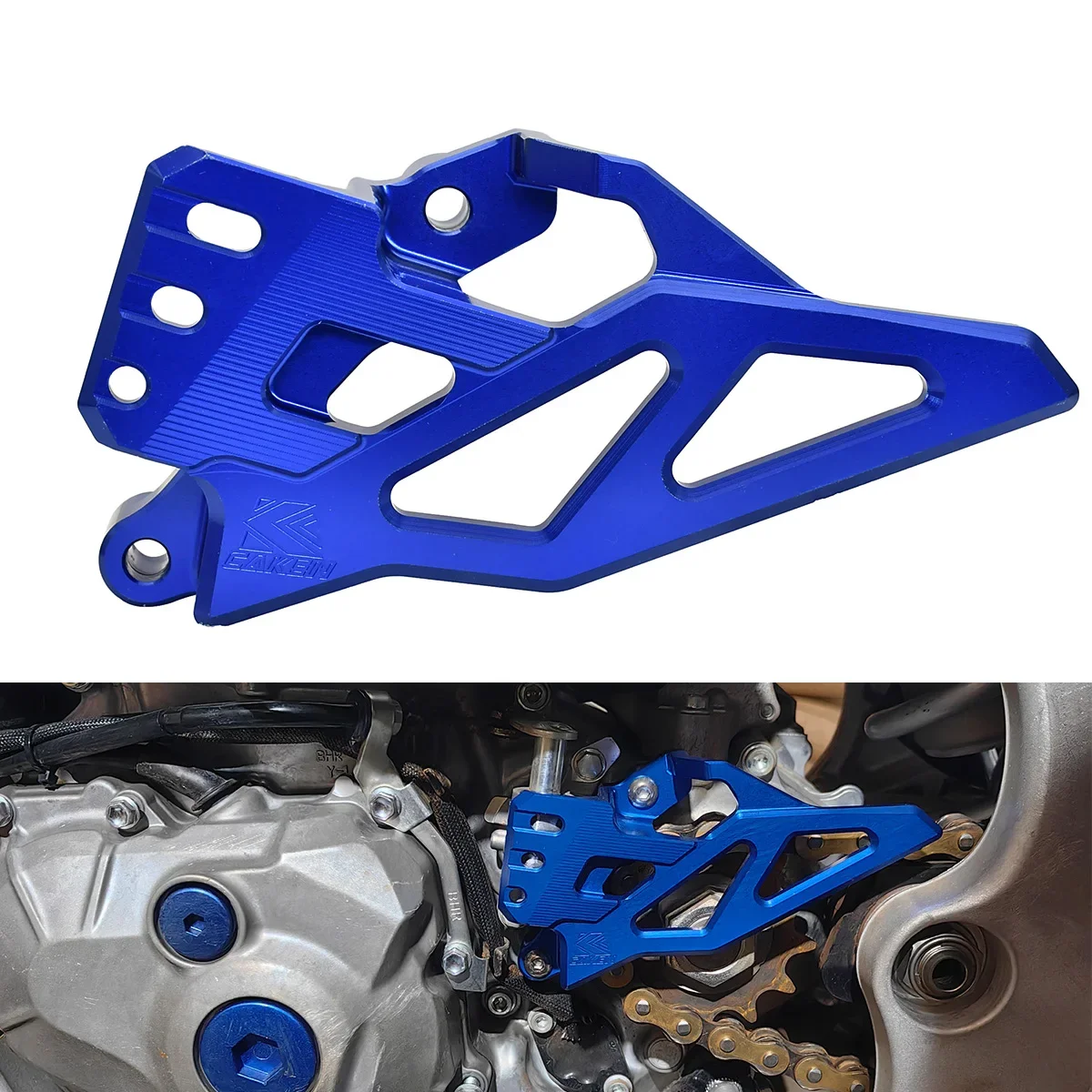 

Motorcycle Accessories CNC Front Sprocket Cover Chain Protector Guard For Yamaha YZ450F 50TH WR450F YZ450FX 2023 2024 Dirt Bike