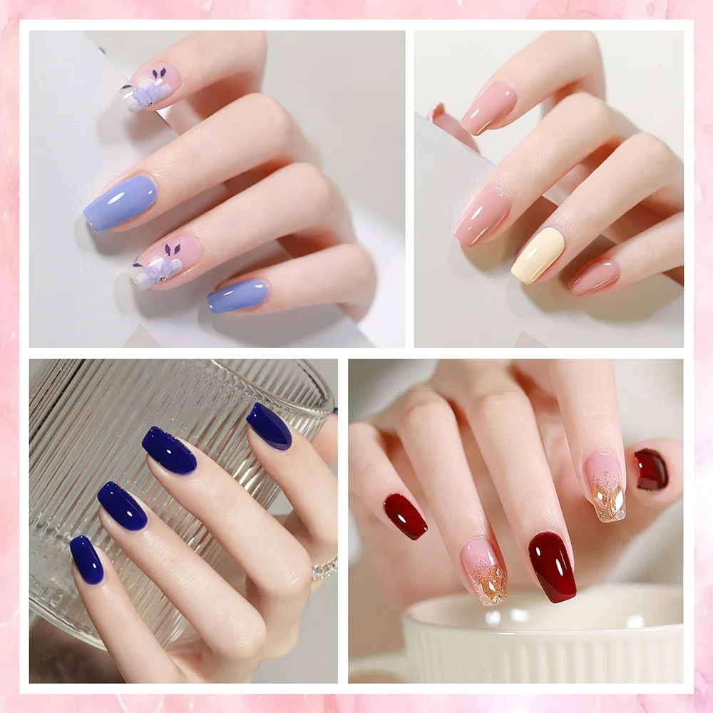 Venalisa HEMA/TPO FREE 7,5 ml Gel-Nagellack für den Sommer, Frühling, French Jelly, nacktes Rosa, Nagelgel, Glitzer, SoakOff, UV-LED, Maniküre, DIY – Detail 36