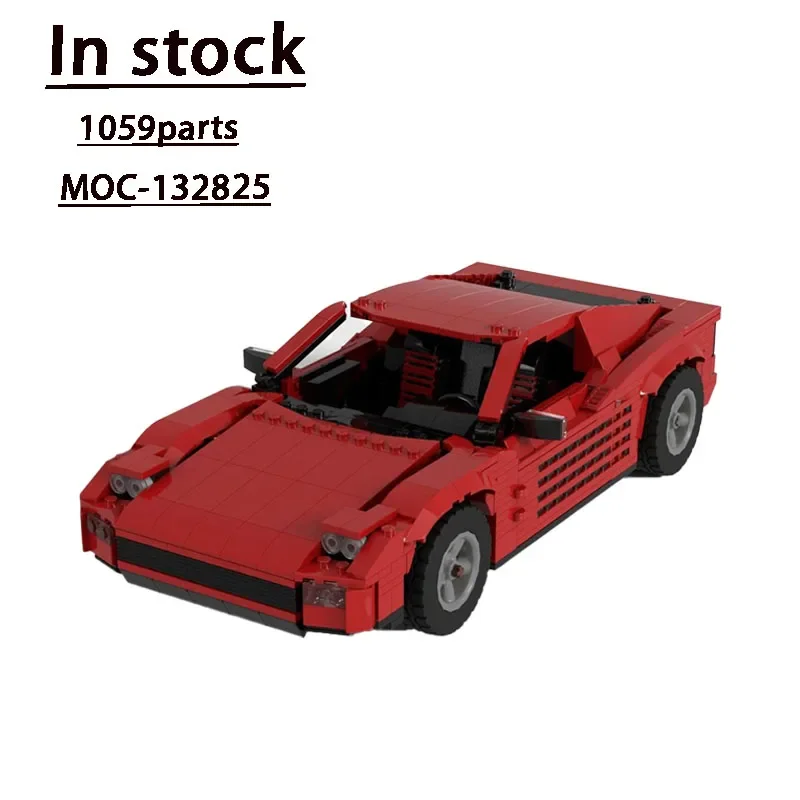 

MOC-132825 Red Classic Supercar Assembly Splicing Building Block Model • 1059 Parts Building Blocks Kids Birthday Toy Gift