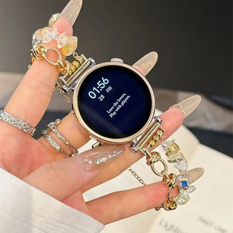 Natural broken bead bracelet suitable for Huawei GT5/GT5 Pro/GT4/GT2/3/4 22mm/20mm/18mm watch straps