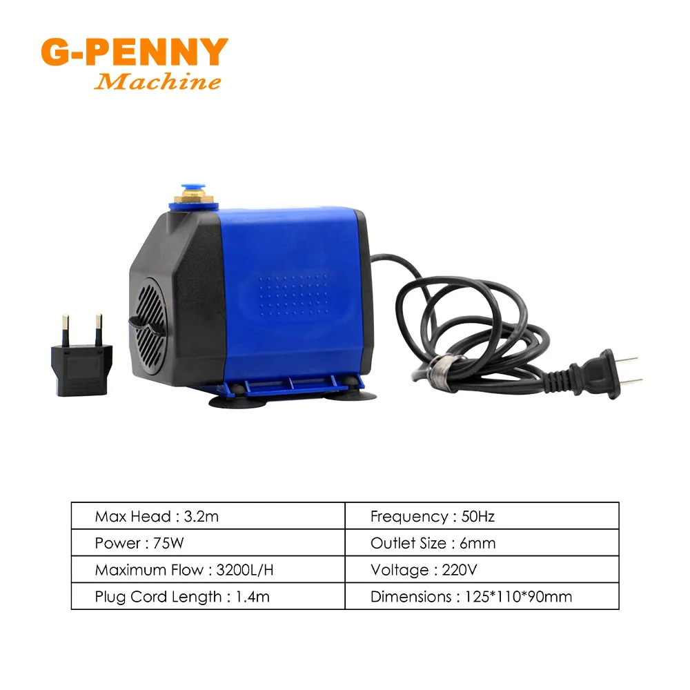 2.2KW ER20 Water Cooled spindle motor kit 220v/380v Bullet Type 4pcs bearings 2.2KW HY/QL Inverter 80mm bracket 75W water pump