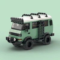 New in Technical Truck VW T3 Syncro Camper Van Speed Champions Car Creative Off-road Vehicles Sets Building Blcoks Kid Toys Gift