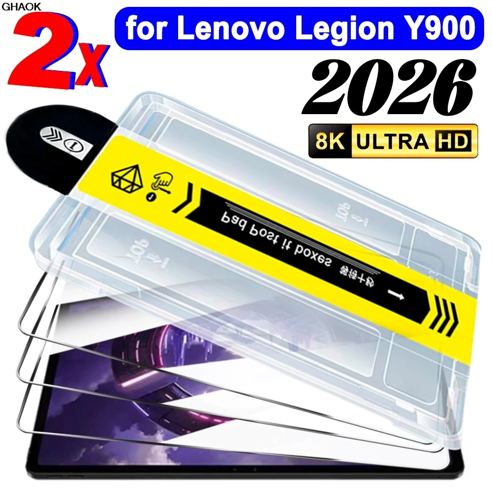 For Lenovo Legion Y900 1/2Pack Easy Installation 9H Hardess Tempered Glass for Lenovo Legion Y900 Anti-scratch Screen Protectors
