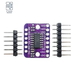 Módulo amplificador de ganho programável dc 2.7v-5.5v mcp3424, conversor a/d de interface i2c iic de 4 canais para arduino para raspberry pi