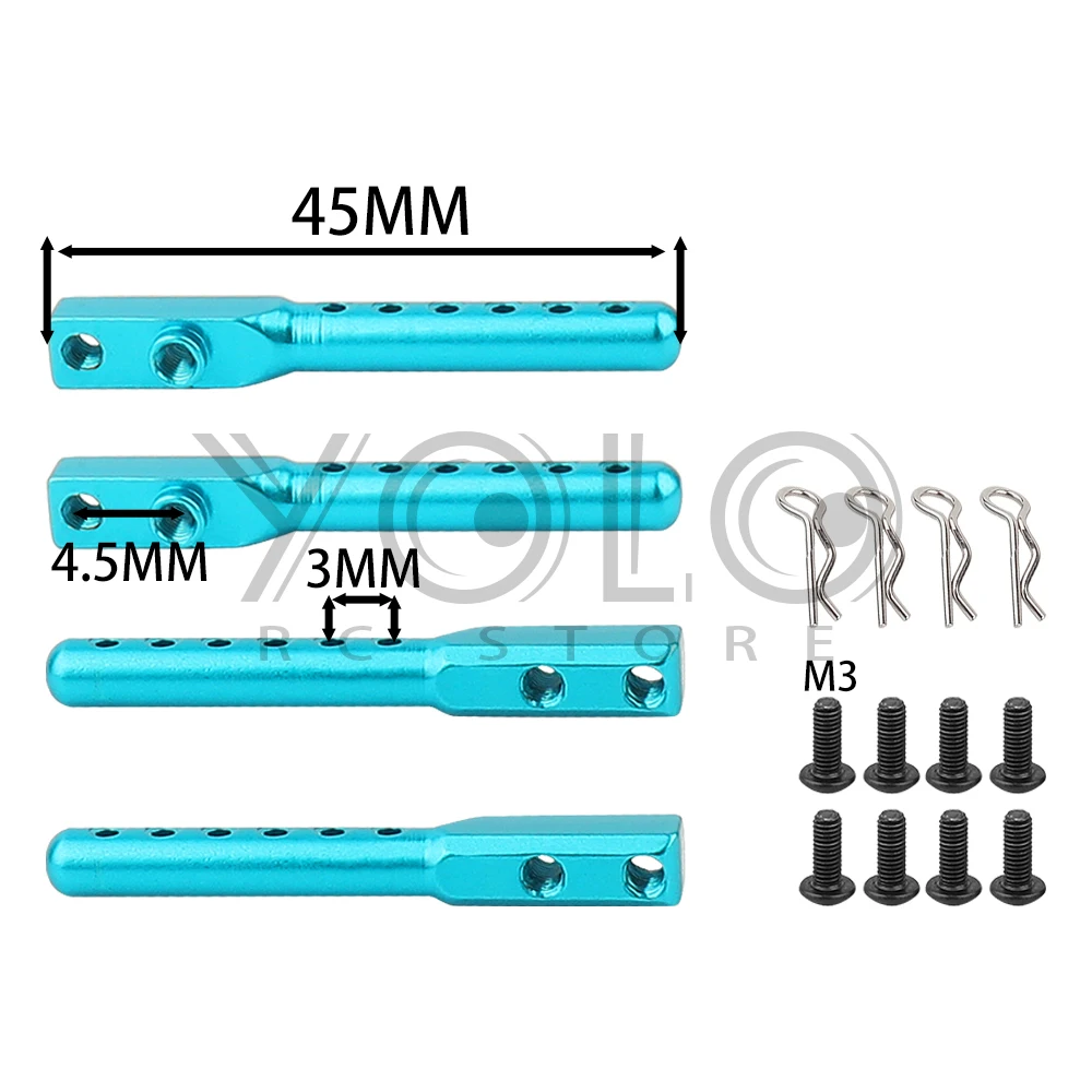 Tamiya TT01 Full Set Metal Upgrade Parts Kit Drive Shaft CVD Suspension Arm Diff Cup Steering Assembly for TT01 1/10 RC Car