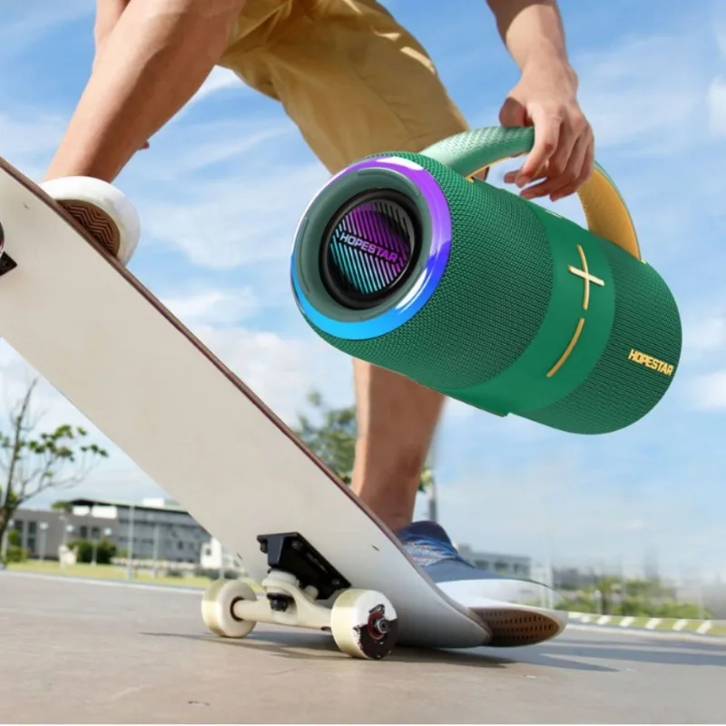 HOPESTAR H68 50W Boombox Wireless 3D Stereo Bass Bluetooth Speakers Portable Ipx6 Waterproof Column Subwoofer For Outdoor Party