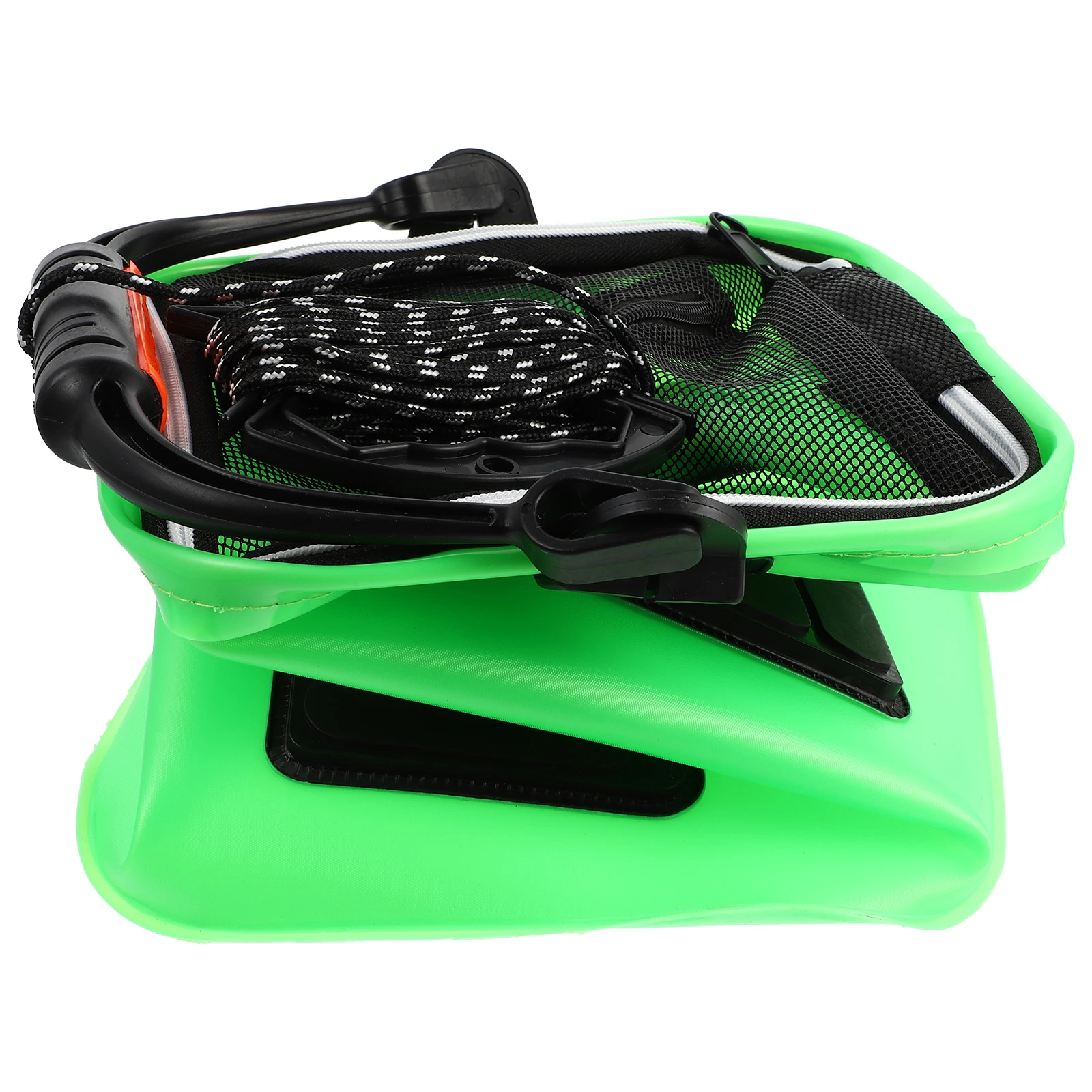 

Fishing Bucket EVA Thickened Collapsible Foldable Portable Water Container Storage Bucket Green Color Live Bait Triangle Design