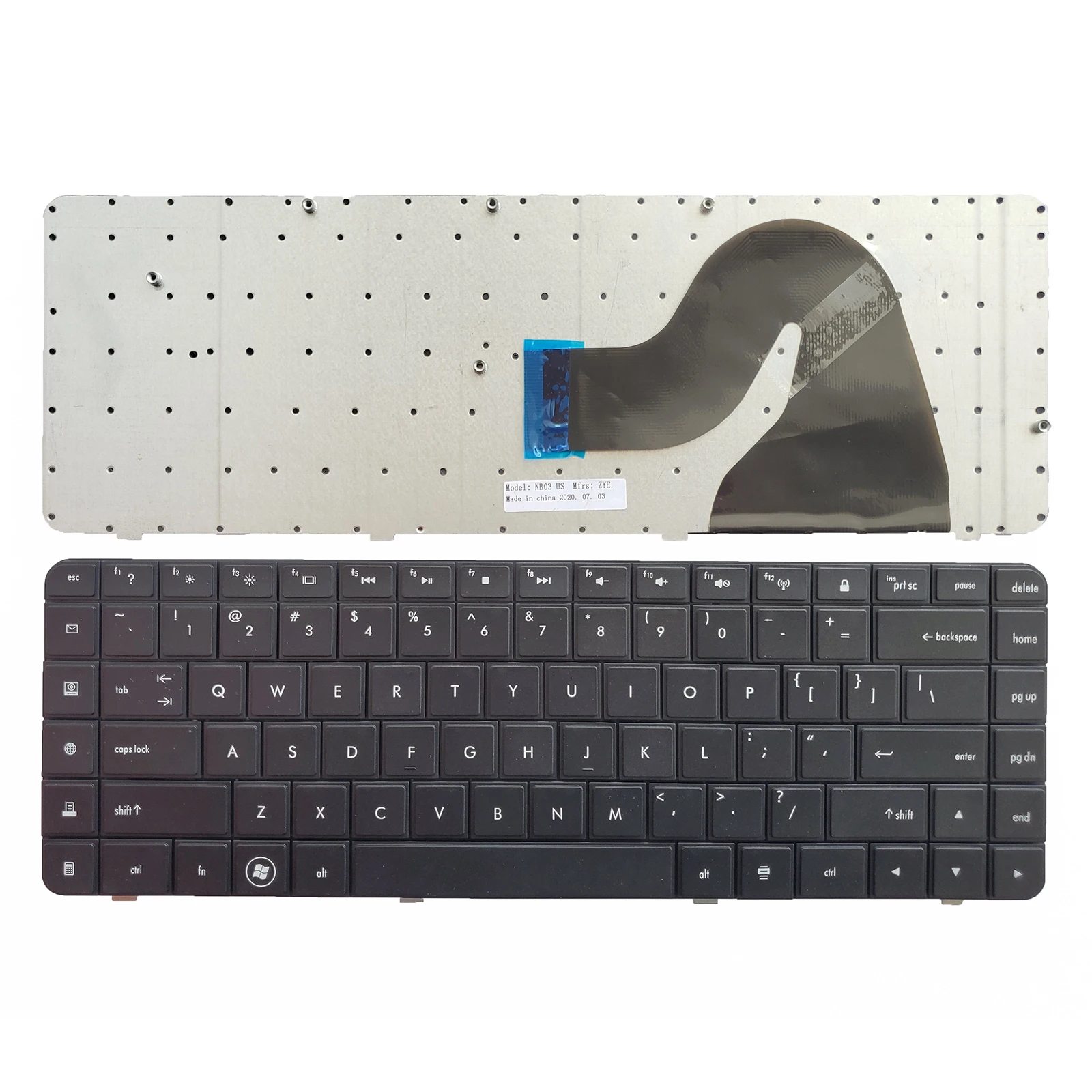 Clavier pour HP G56 G62 opol Presario CQ56 CQ62, lapmédication, noir, version américaine