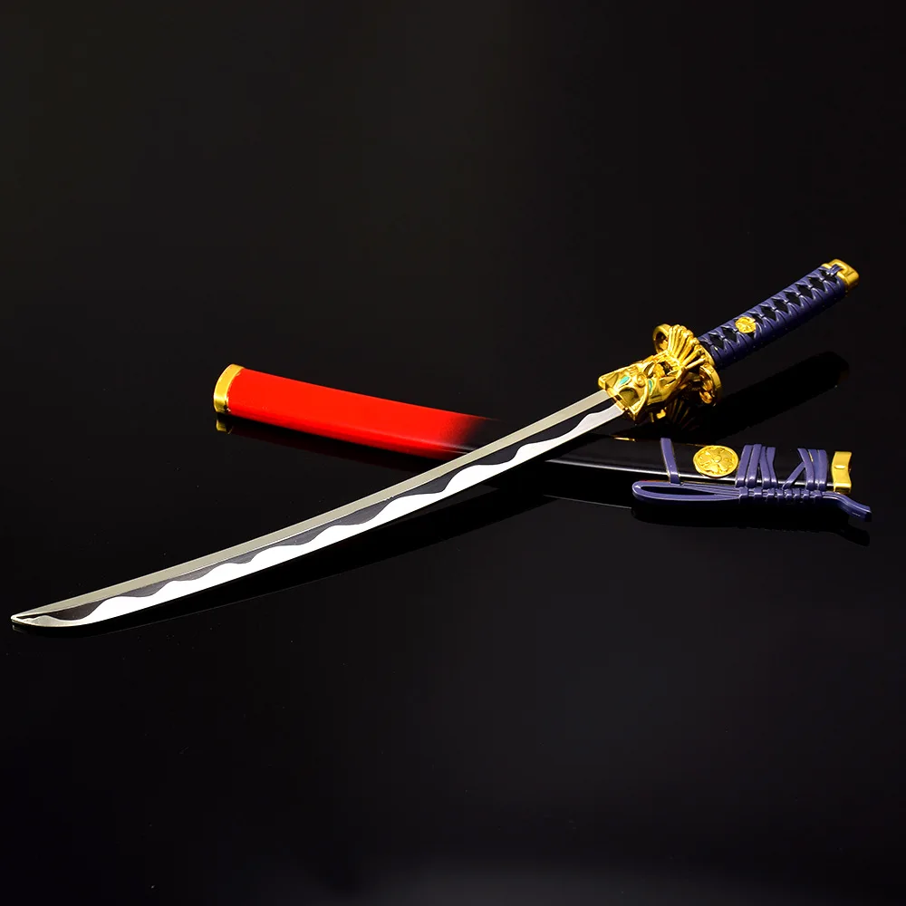 30cm Greatsword Weapon Onimaru Kunitsuna Valorant Game Peripheral Alloy Samurai Sword Model Collection Desktop Ornament Gift Toy