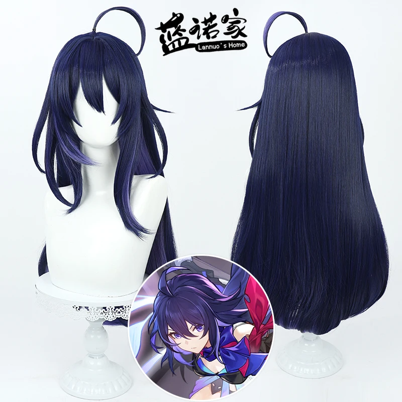 

Аниме Honkai Star Rail Seele Cos Косплей Парик Хэллоуин Карнавал Реквизит для вечеринки Синтетические волосы Термостойкое волокно + Кепка для парика