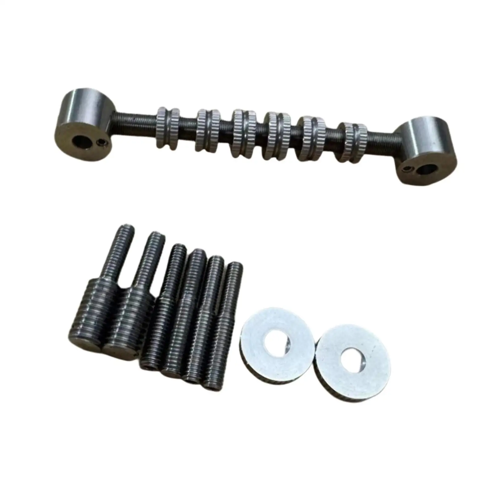 Six Strings Metal Guitar Bridge Roller Saddle Smooth Surface Hardware for Electric Guitar Setup