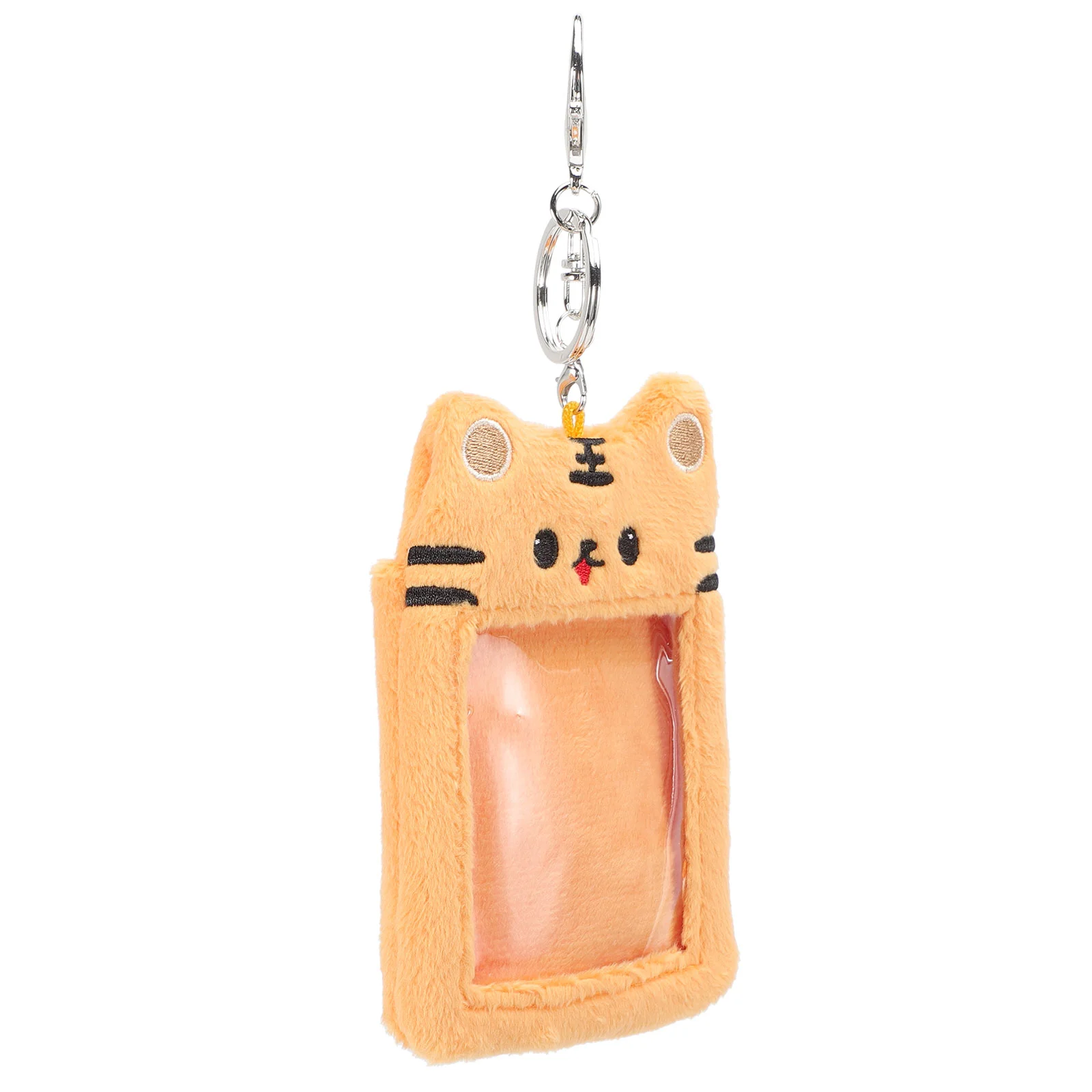 Tiger Card Sleeve Pendant Fashionable Photocard Holder Keychain Cover Bank Plush Pvc Kawaii