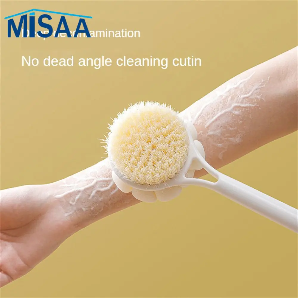 Bath Brush With Warm And Non Irritating Bristles Fits The Back Size 39  7  9cm Material Pppe Nylon Shower Brushes 4 Colors