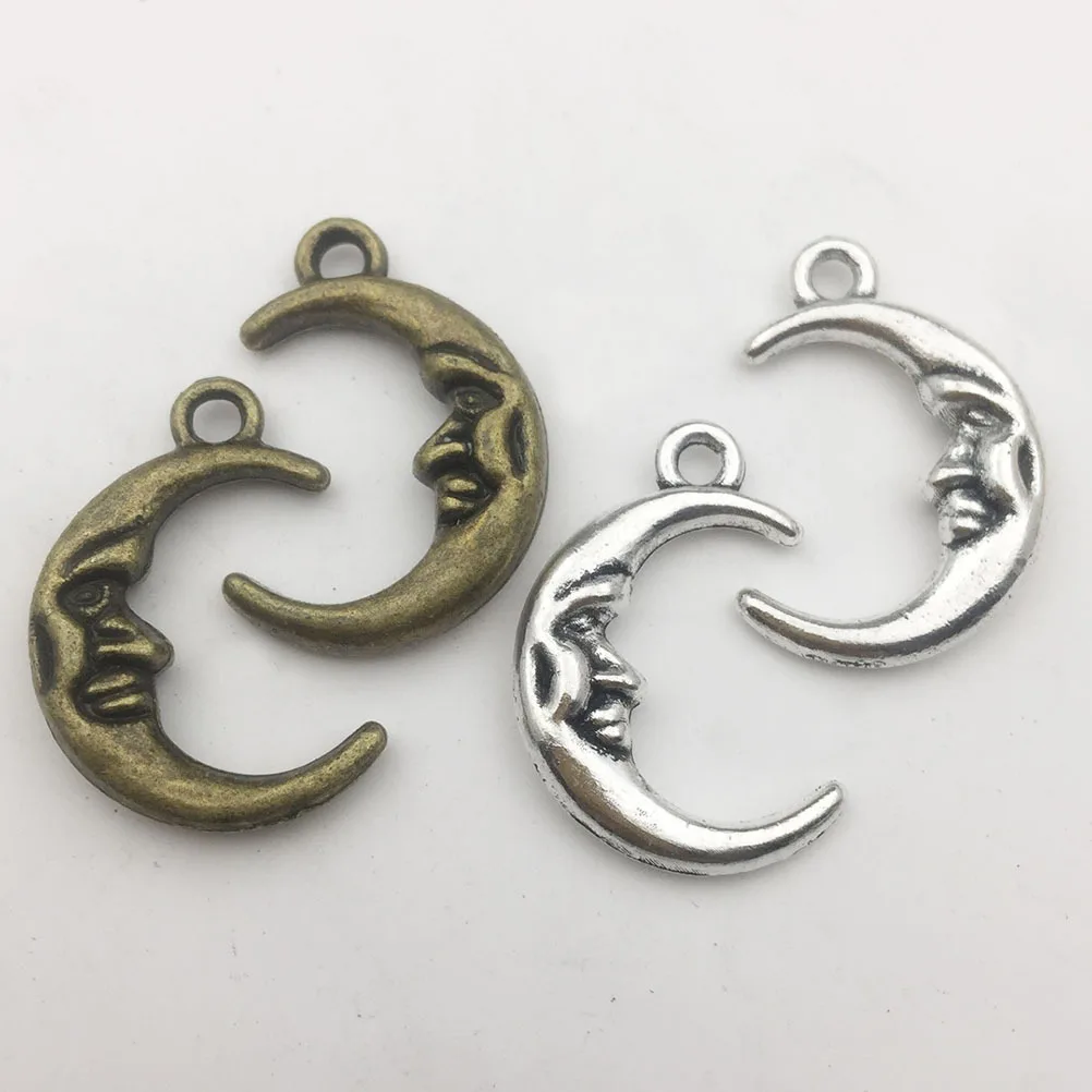 

80Pcs Alloy Pendant Set Mixed Hollow Star Moon Sun Meteor Charms for DIY Jewelry Making Necklace Bracelet Earrings
