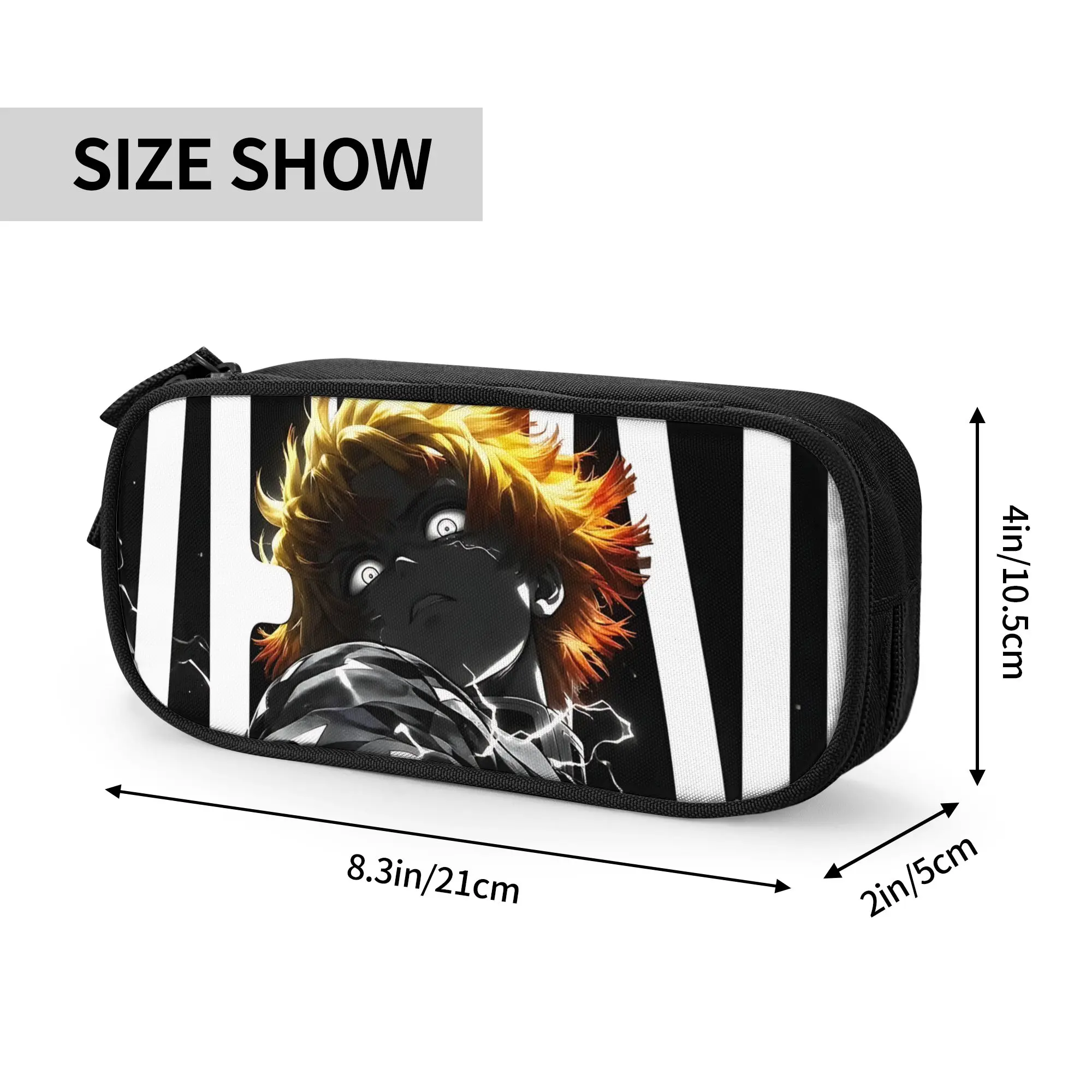 Custom Halloween Demon Slayer Large Capacity Bags for Child  Handheld Study Bag for Boys Gilrs Kids