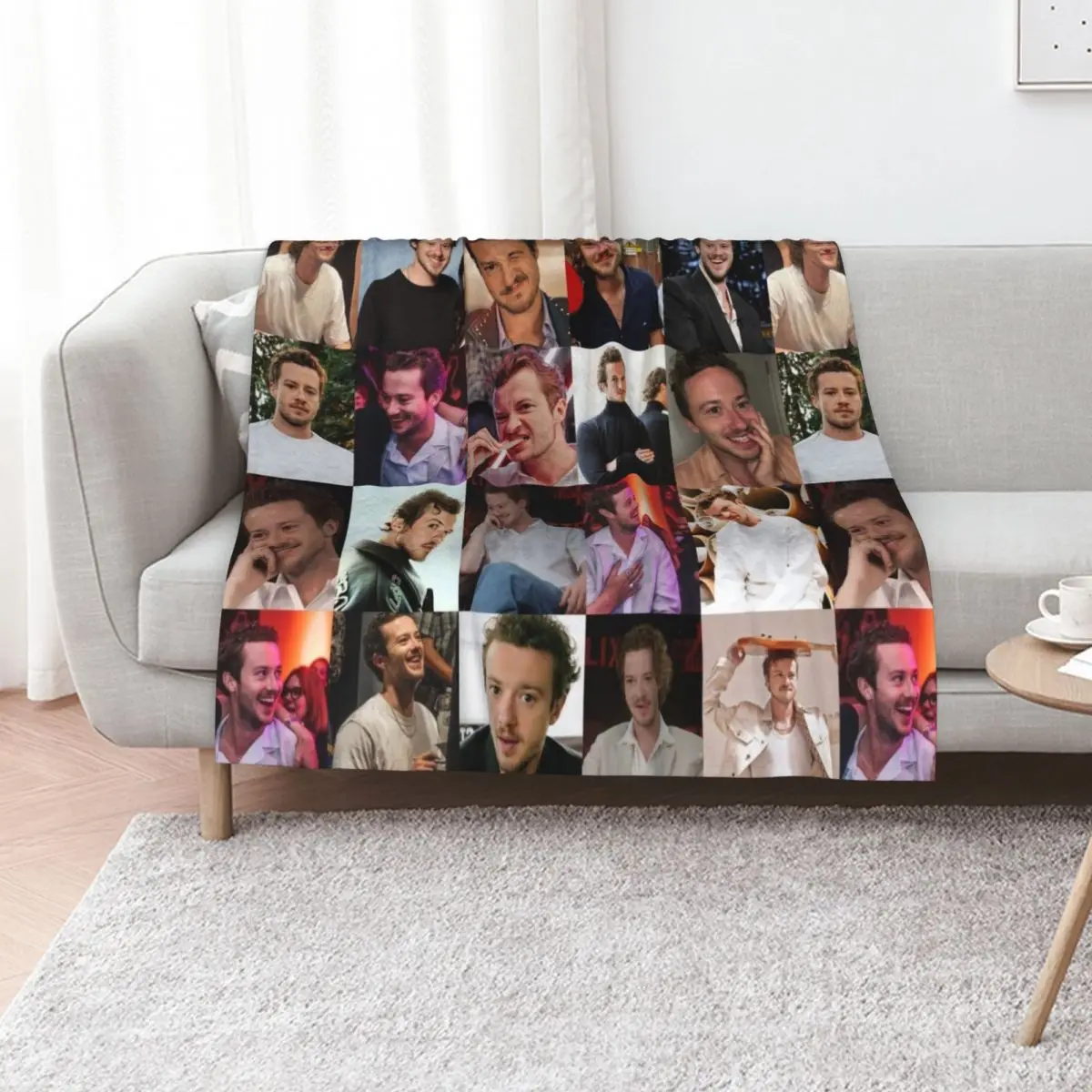 

Joseph Quinn Throw Blanket Furry Luxury Brand Vintage for babies Blankets