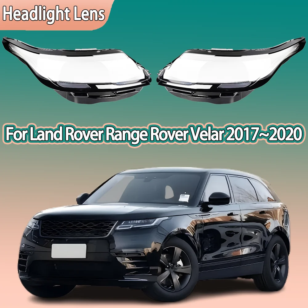 

For Land Rover Range Rover Velar 2017 2018 2019 2020 Lampshade Headlamp Cover Lamp Shell Mask Headlight Shade Plexiglass