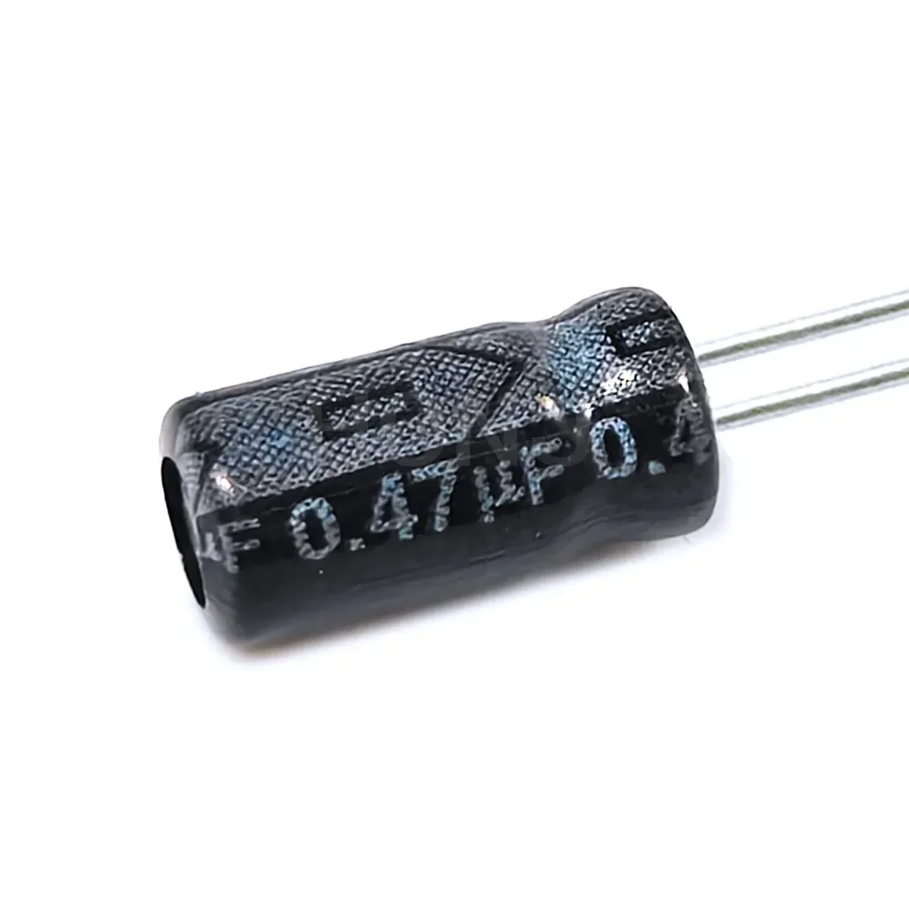 50PCS​​ ​​​​0.47uF 50V 0.47MFD 50Volt 4*7mm Aluminum Electrolytic Capacitor Radial 0.47mf50v 0.47uf50v 50v0.47mf 50v0.47uf ±20%​