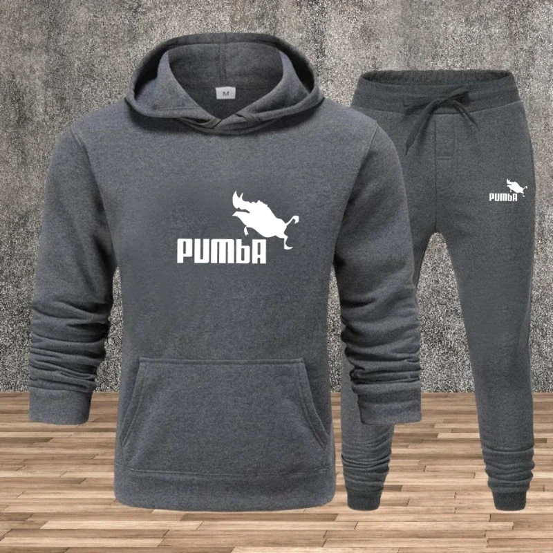 Quality Mens Tracksuit Retro Printing Single Piece Sweatshirts Sweatpants Office Home Hoodie Pants Sports Casual Mens Clothing