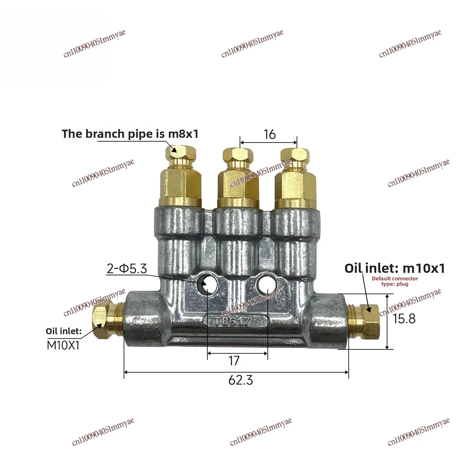 TG type pressure/relief distributor, quantitative oil separator