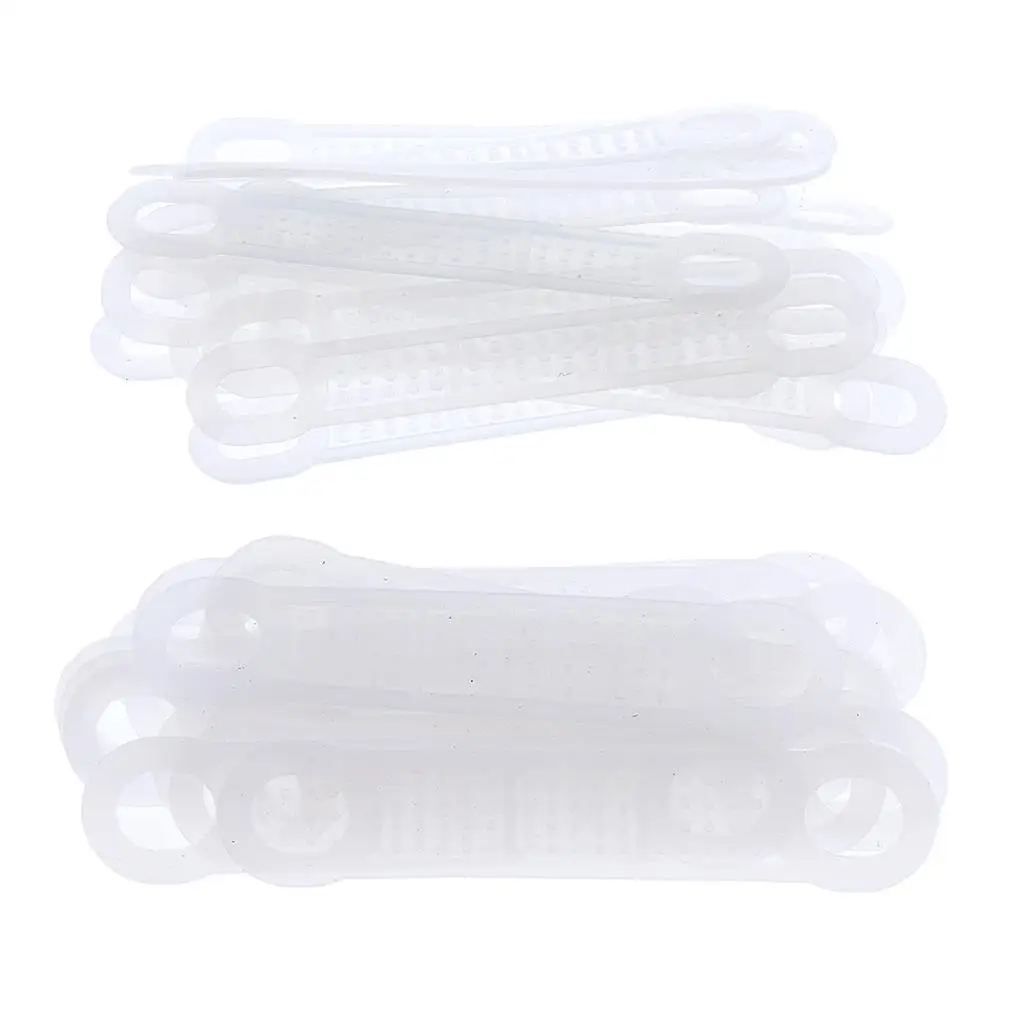 Silicone Non Slip Clothes Hanger Strip Flexible Self Adhesive Grips for Plastic or Wood Hangers Clothesline