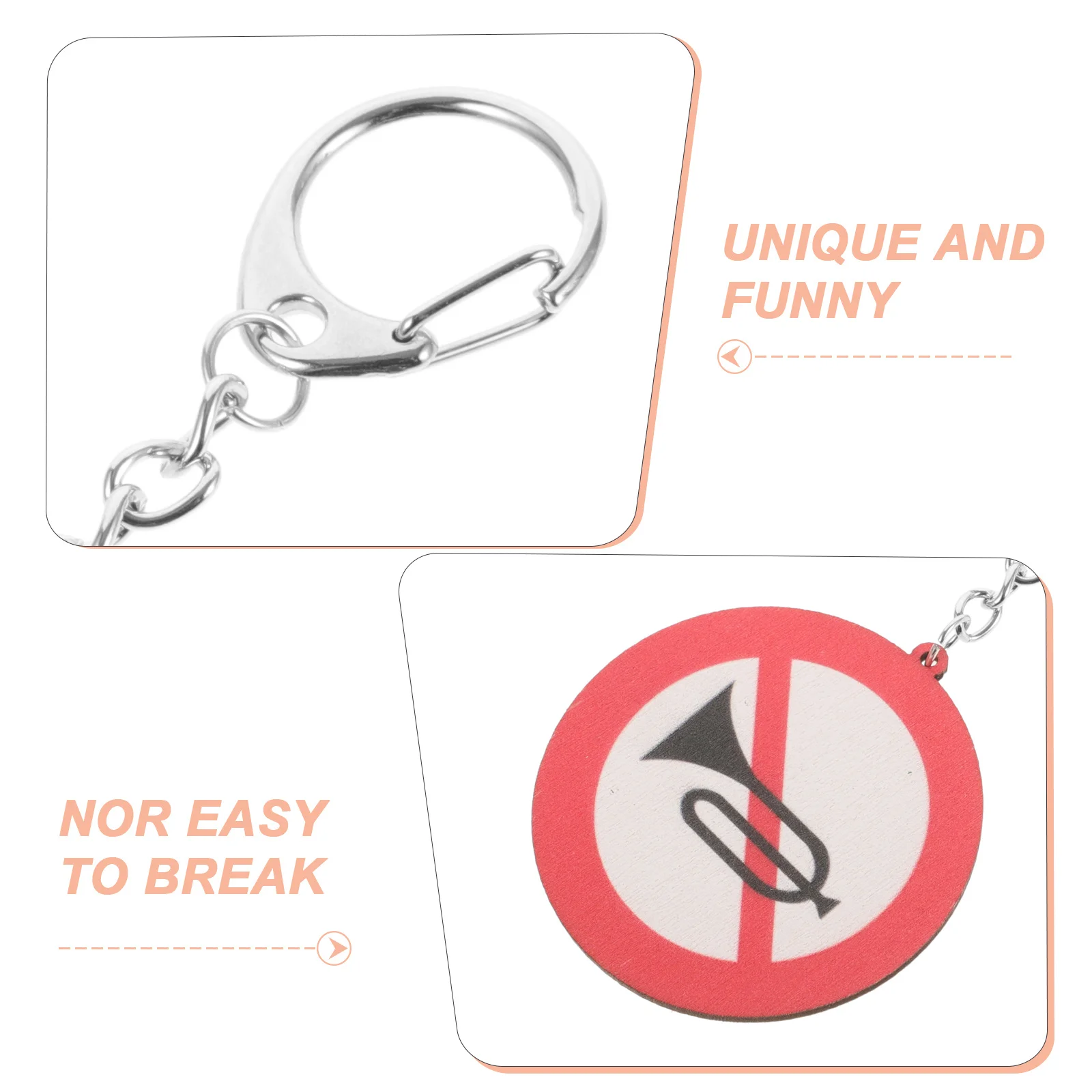 

Брелок со знаком без съемок, уникальный металлический брелок для ключей, подвеска для ключей от машины, украшение для сумки, знак дорожного движения, маленький брелок для мужчин