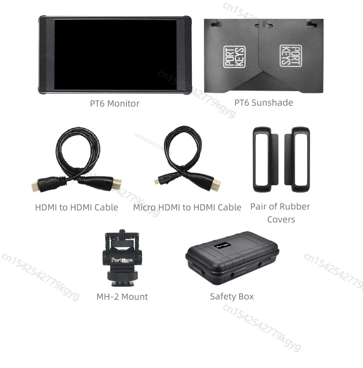 

НОВЫЙ монитор Portkeys PT6, 5,2 дюйма, 3D LUT, IPS, 4K, вход 30 кадров/с, выход 1080P 60 кадров/с, для прямых трансляций и отображения сигнала