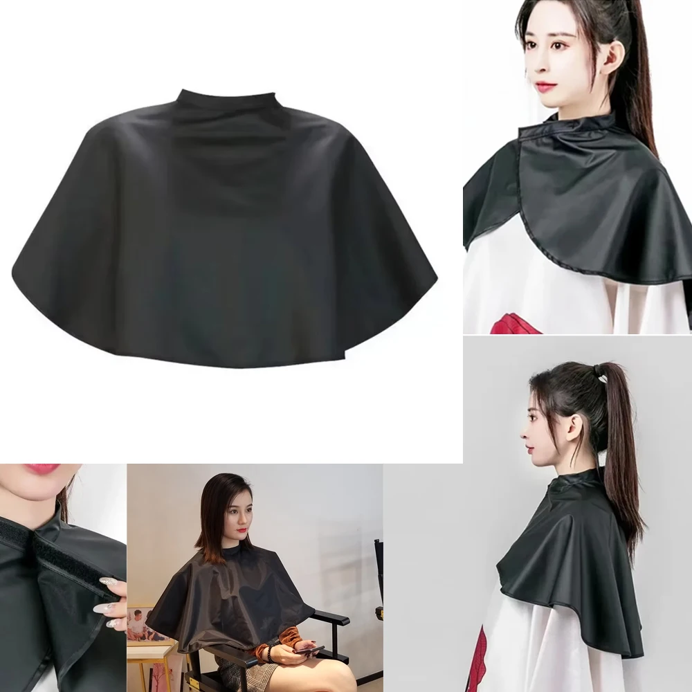 Hair Cutting Haircut  Sticky Dye Hairs Aprons Barber Shop Adults Haircut Professional Bibs Adults Haircuts Shawl Haircut Tool