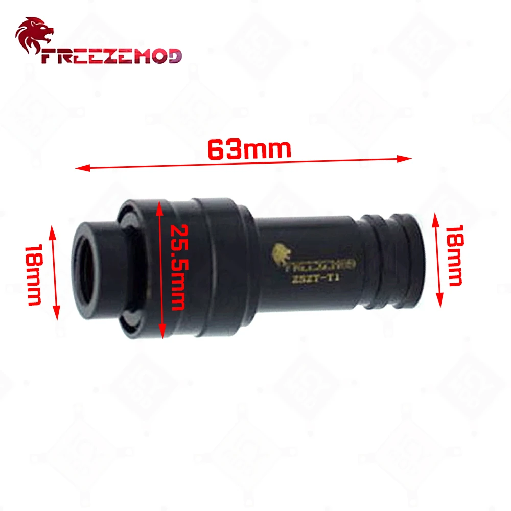 FREEZEMOD Bidirectional Water Stop Valve Brass Fittings G1/4 Threaded Connection for Water Separation and Plugging MOD ZSZT-T1