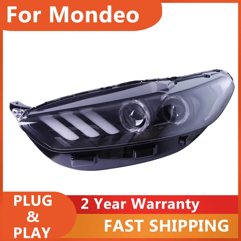

KOWELL Car Styling for Mondeo Headlights 2013 2014 2015 Fusion Head Light DRL Turn Signal Low High Beam Projector Lens