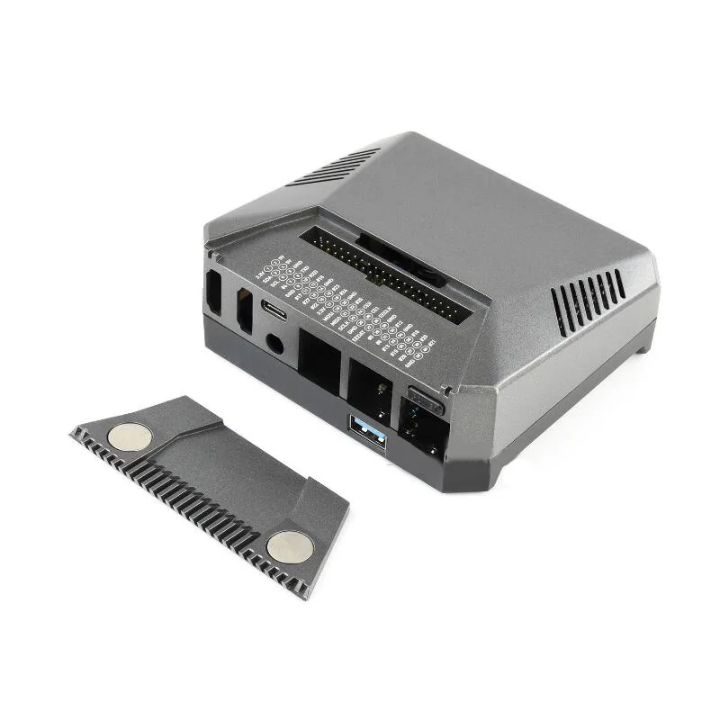 Imagem -02 - Alumínio Case para Raspberry pi 4b Argônio um Slot M.2 Ssd Expansão